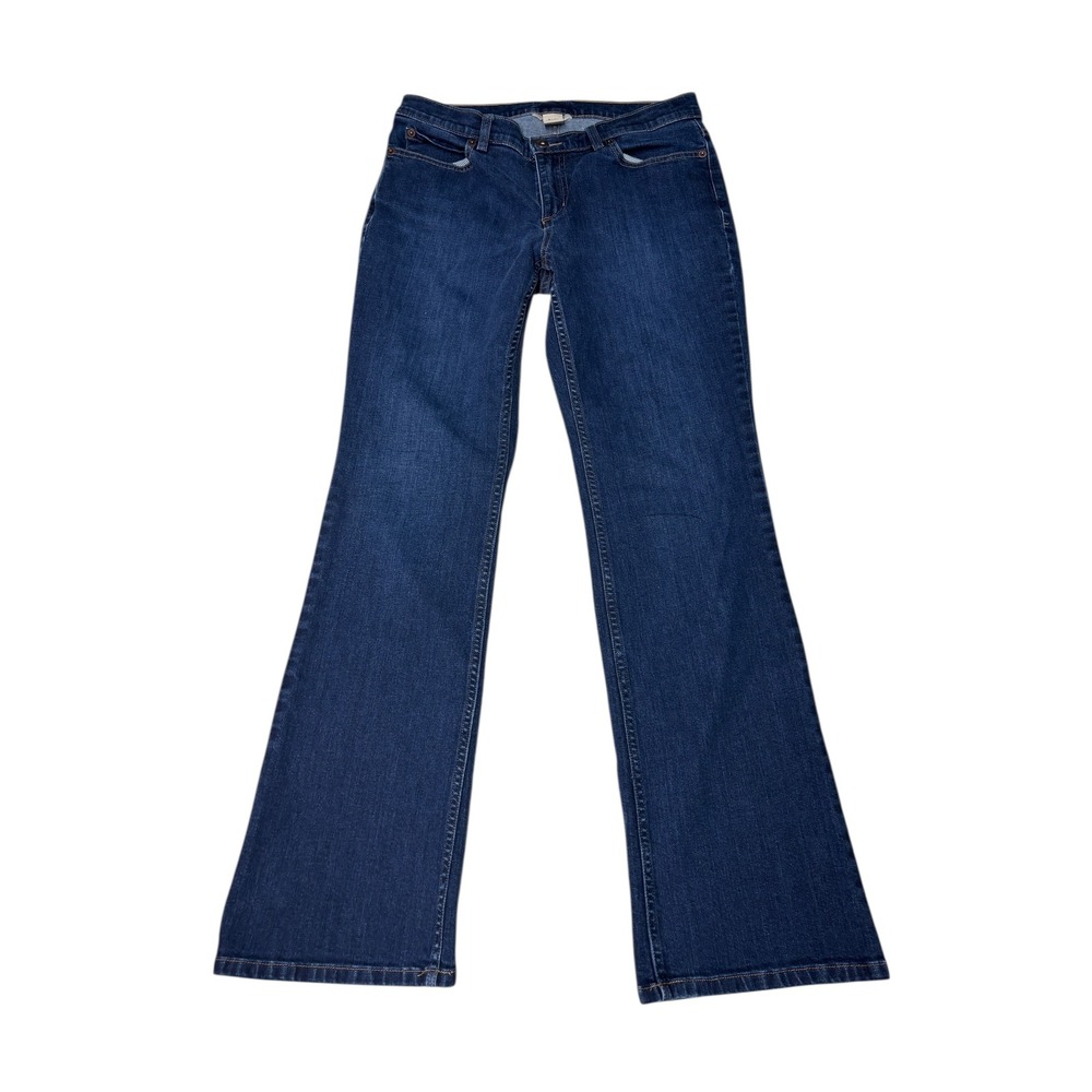 Duluth Trading Co Womens Jeans Bootcut Blue Denim size 30x30 Cotton Blend